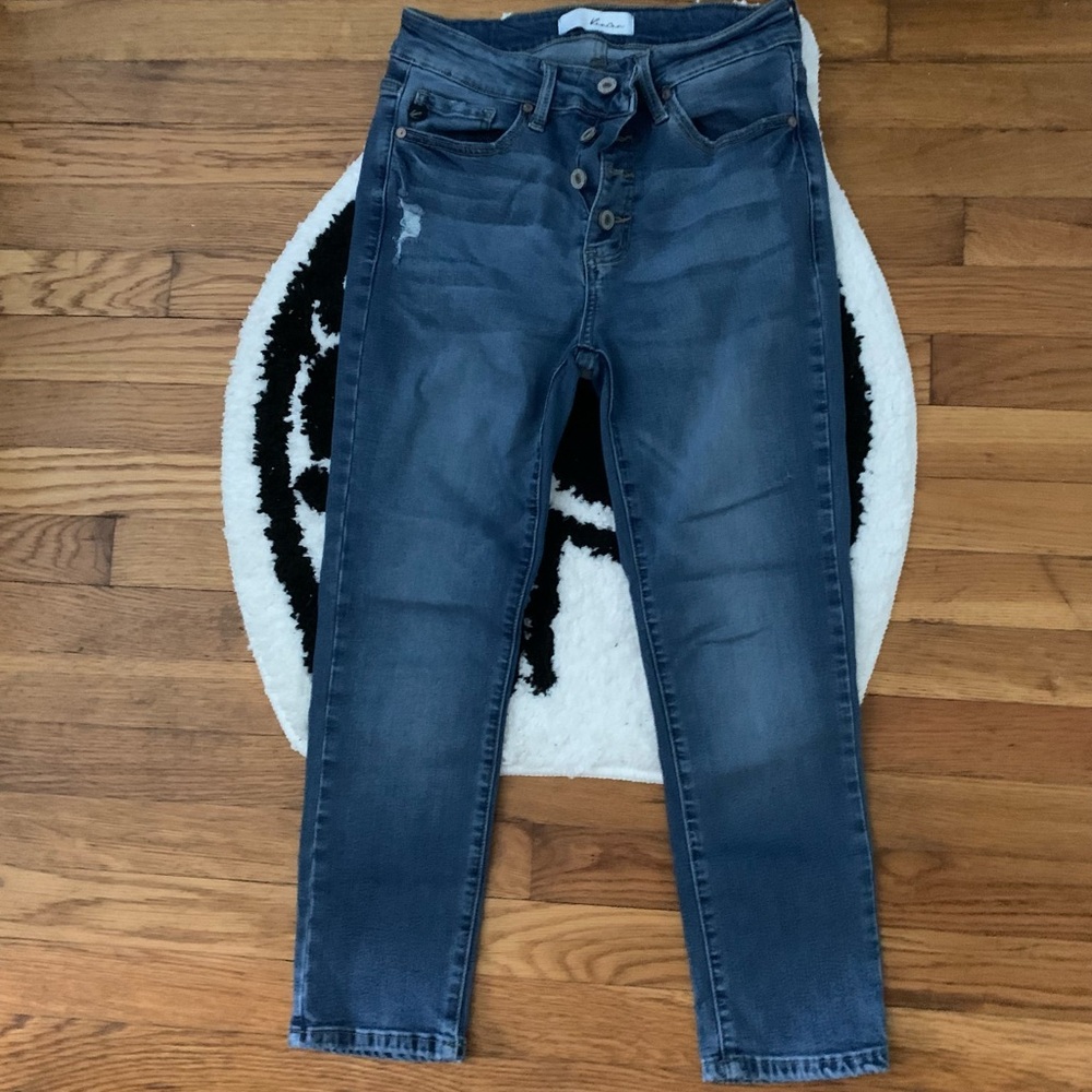 KanCan Blue Skinny Jeans High-Rise Stretch